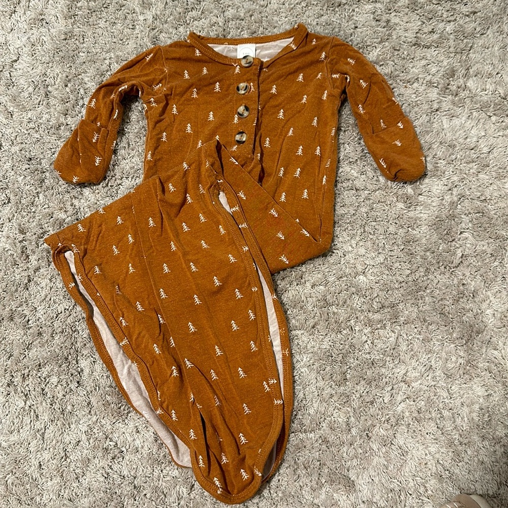 Lou Lou and company archer newborn gown